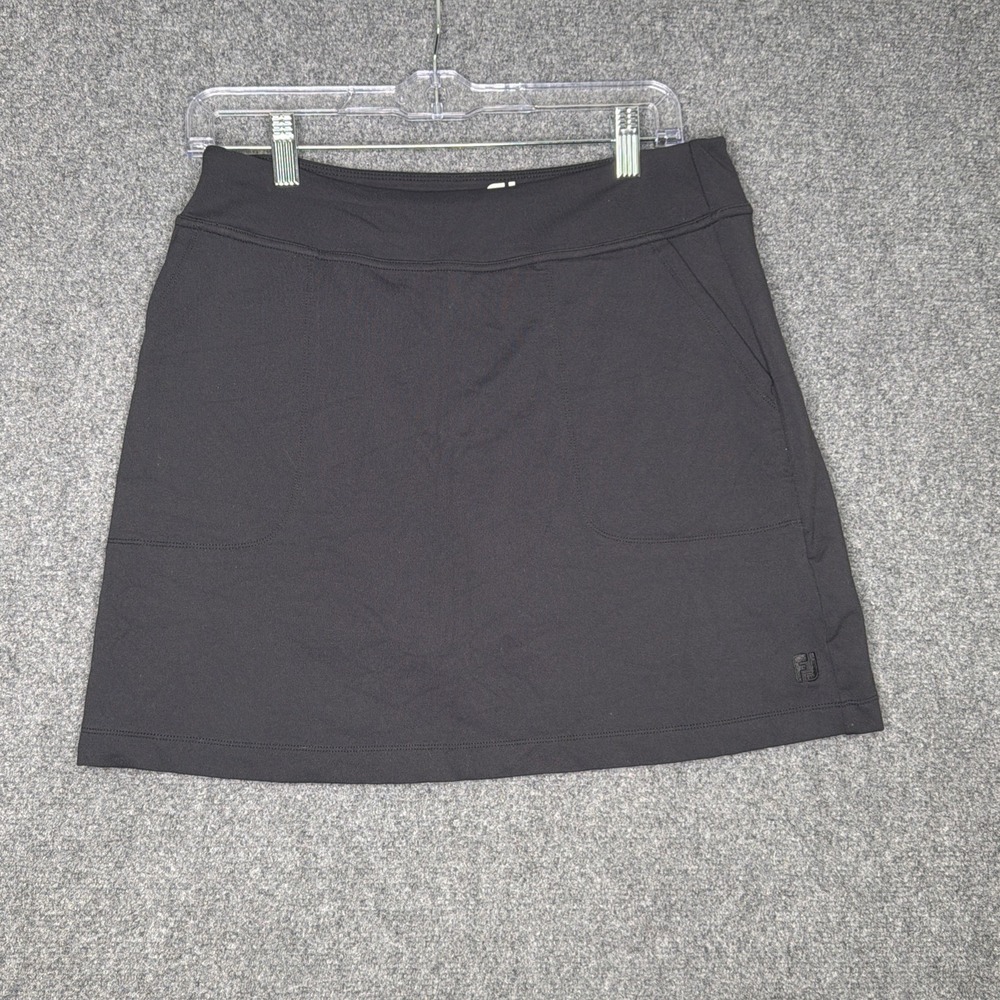 FJ FootJoy Athletic Golf Skort Womens Small Performance Knit Stretch Black